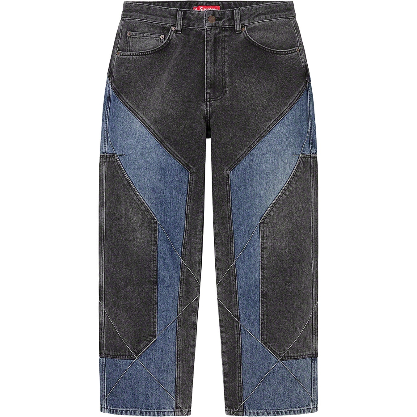 2-Tone Paneled Jean view 2